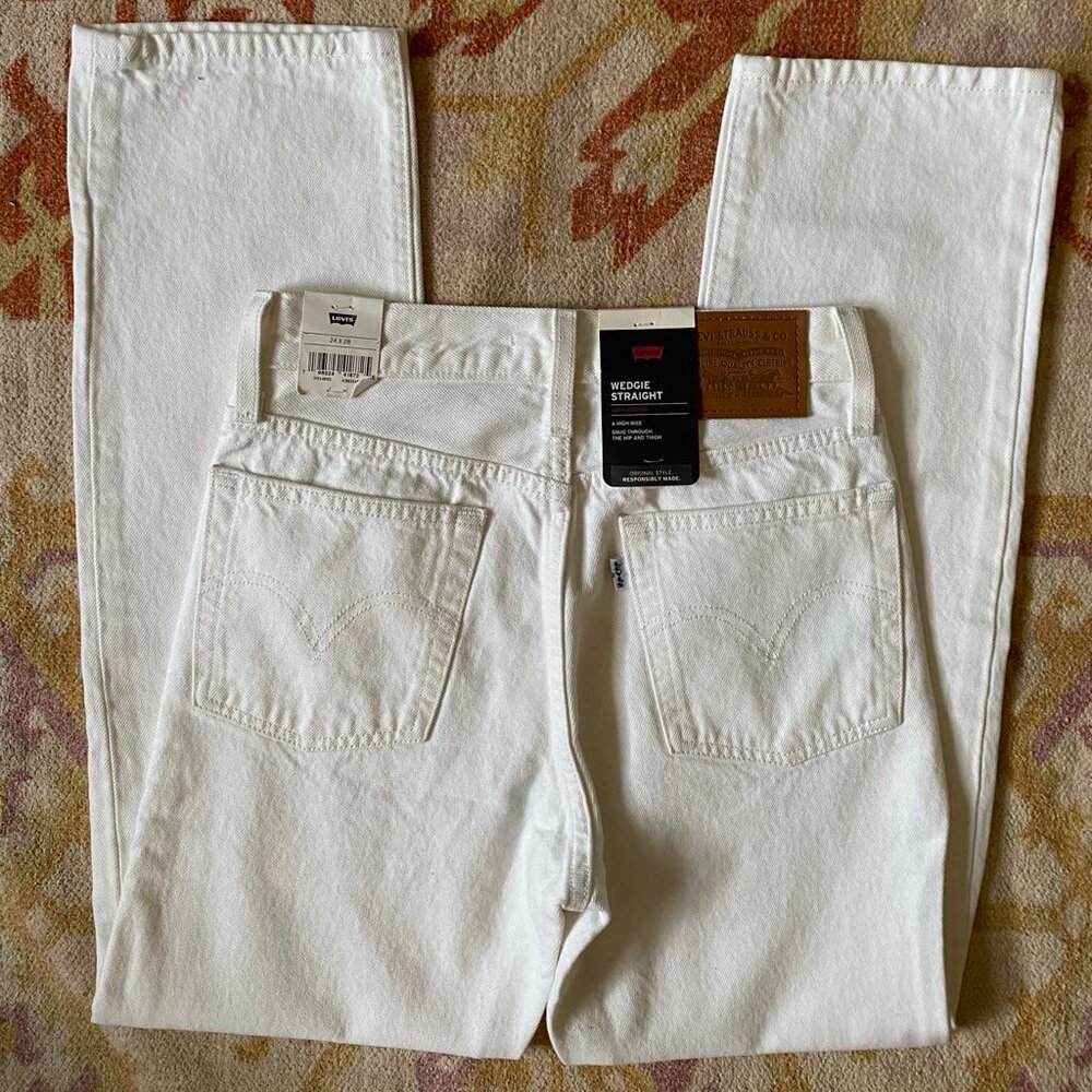 LEVI'S Wedgie Straight Fit Women's Jeans (Size: 24x28) NWT - Picture 12 of 14